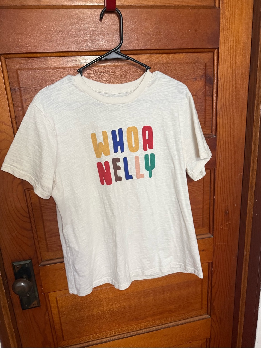 Cream Womens Short-Sleeve Graphic Tee - WHOA NELLY